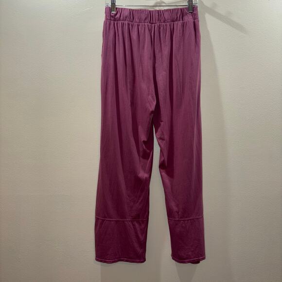 Pact Organic Cotton Wide-Leg Pants – Plum Purple – Size Medium - Picture 4 of 14